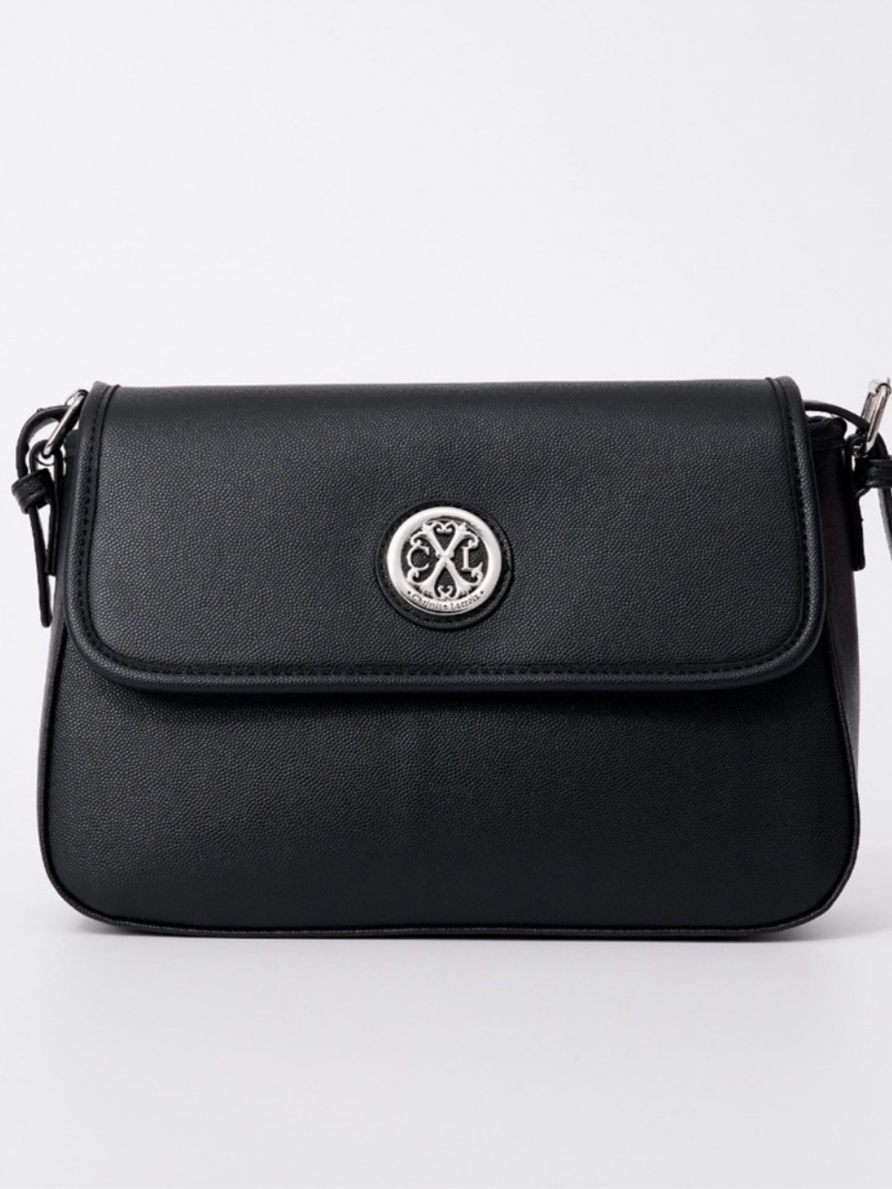 Christian Lacroix CXL Karen Caviar Shoulder Bag - Black MSRP $98 women’s